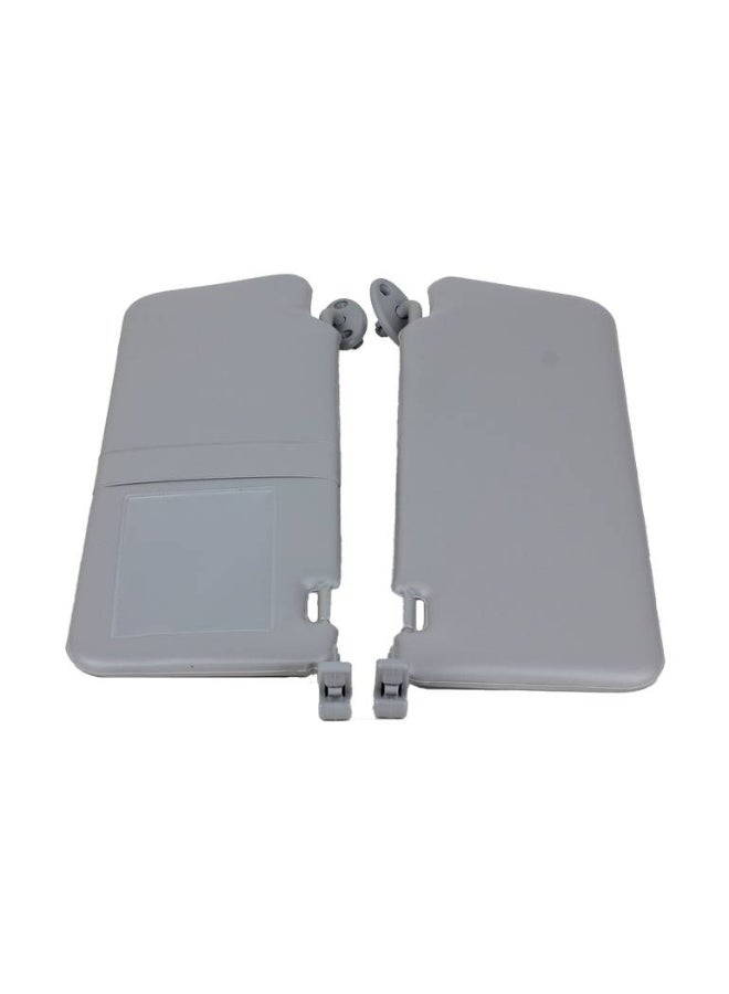 أم تي طقم شماسات شمس داخلية رمادي MT Professional لتويوتا هايلكس وإنوفا 2006–2015 - Image 3